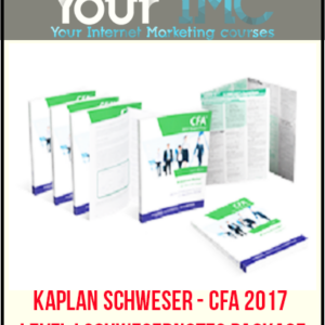 Kaplan Schweser – CFA 2017 Level I SchweserNotes Package
