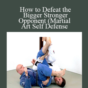 How to Defeat the Bigger Stronger Opponent (Martial Art Self Defense – Stephan Resting