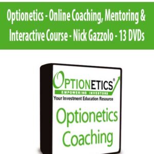 Optionetics – Online Coaching, Mentoring & Interactive Course – Nick Gazzolo – 13 DVDs